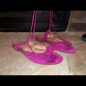Marchesa lace up sandals size 41